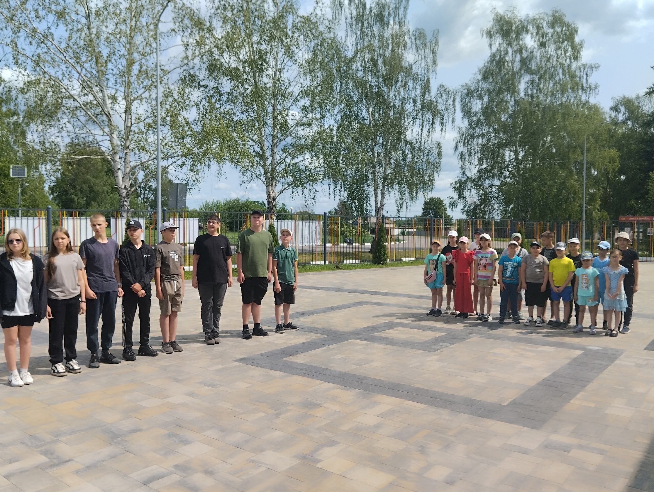 Открытие летнего оздоровительного лагеря.